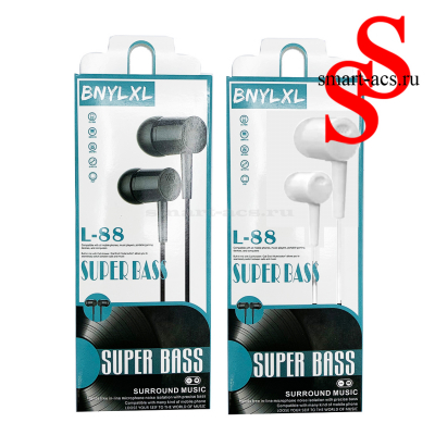 Наушники STEREO EARPHONE L-88